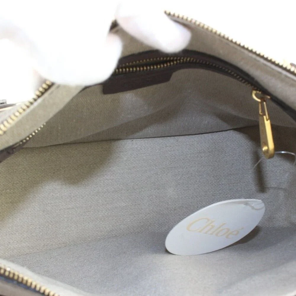 Chloe Grey Leather Medium Marcie 2way Flap Bag 1CH0509